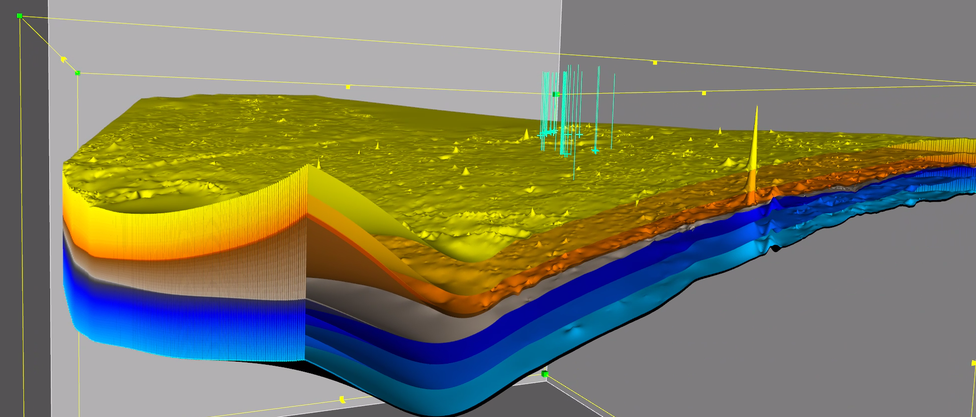 3D seismic layer visualization